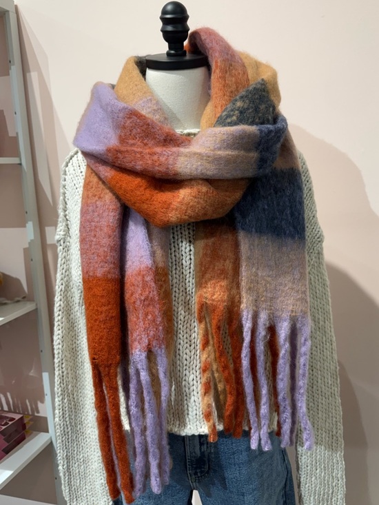 Park and Buzz Accessories - NWT Park and Buzz Layer Up Cozy Plaid Blanket Scarf